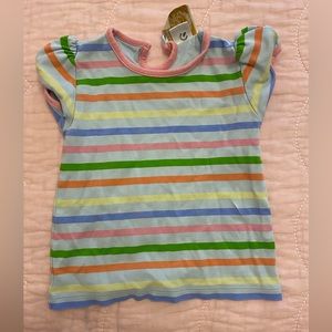 The Beaufort Bonnet Company Girls 3T Puff Sleeve Shirt Gently Used